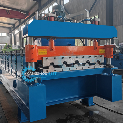 Máquina de fabricación de techos estándar sudafricano para techos de metal