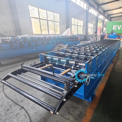 Máquina de fabricación de techos estándar sudafricano para techos de metal