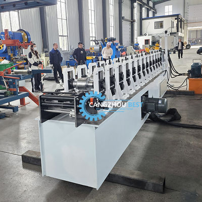High-speed light steel keel C U profile frame bolt and rail cold roll forming machine