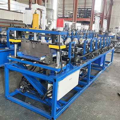 Máquina formadora de rollos de chapa para techos portátil de acero de color Kr18 con costura alzada