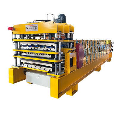 PPGI & GI Línea de producción de máquinas para formar láminas de techo de acero de tres capas