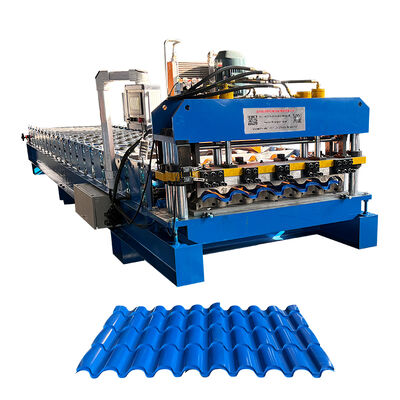 Materiales de construcción Máquina perfiladora de tejas esmaltadas Mónaco de 0,35-0,6 mm