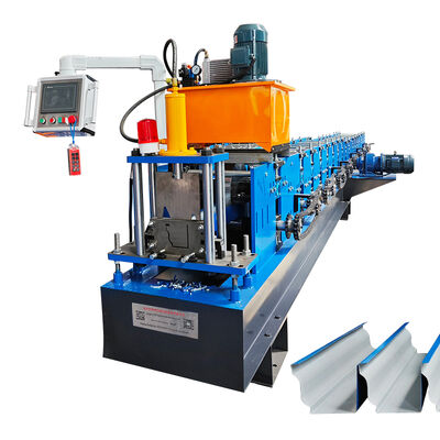 Máquina formadora de rodillos para canalones de acero para perfiles de drenaje de agua de materiales de construcción