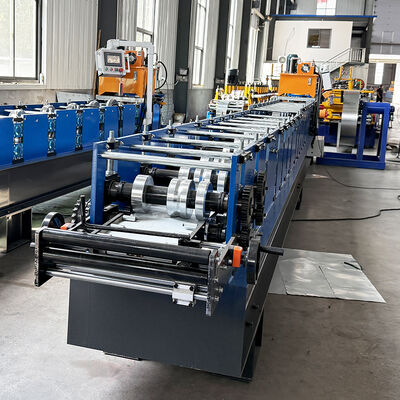 Máquina formadora de rodillos para canalones de acero para perfiles de drenaje de agua de materiales de construcción