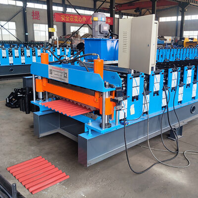 IBR de dos perfiles y techo corrugado en una máquina Máquina de corte de precisión y producción de alta velocidad