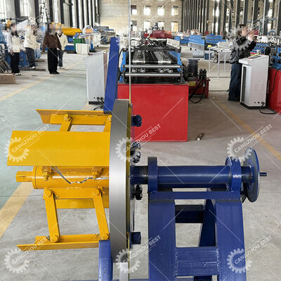 Máquina formadora de perfiles en U y C de doble línea de acero galvanizado para paneles de yeso