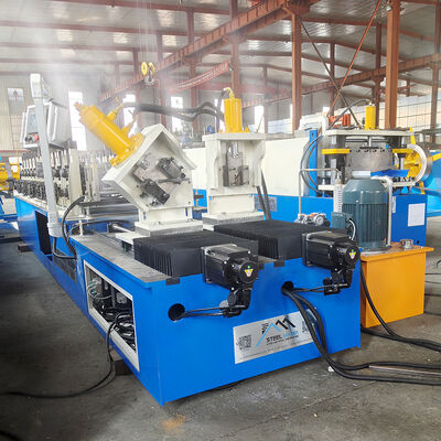 Máquina formadora de rollos de riel y espárrago de doble línea de alta velocidad de perfil popular de México