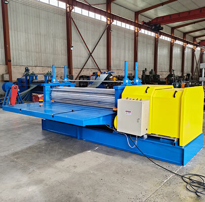 0.12-0.3mm Material delgado Tambor de cubierta corrugada de la hoja de rollo de la máquina de formación con sistema de control PLC y 45 # rodillos de acero