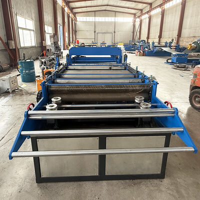 Aluminum PPGI Galvanized Steel Coil Sheet Hydraulic Cutting To Length Roll Forming Machine 