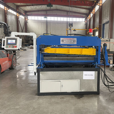 Aluminum PPGI Galvanized Steel Coil Sheet Hydraulic Cutting To Length Roll Forming Machine 