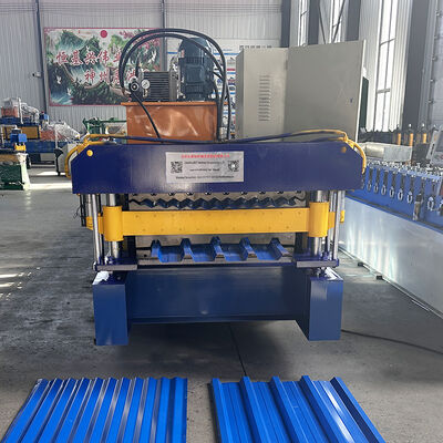 Máquina formadora de rollos de paneles de techo de metal 2 en 1