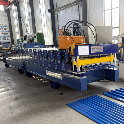Máquina formadora de rollos de paneles de techo de metal 2 en 1