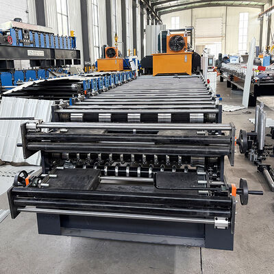 Máquina de fabricación de techos de acero de dos pisos
