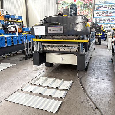 Máquina de fabricación de techos de acero de dos pisos