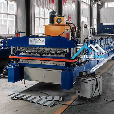 Máquina formadora de baldosas onduladas y esmaltadas de doble capa