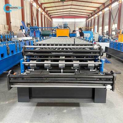 Máquina Formadora de Rollos para Techos de Chapa Trapezoidal IBR de Doble Capa 840 y 836