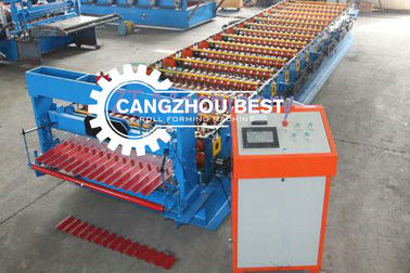 Máquina de moldeado de láminas de techo de acero corrugado de perfil de color