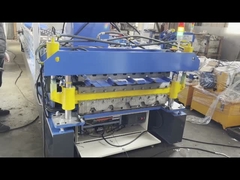 Perfil de acero de doble capa de la costilla alta de Zimbabue Popular Roofing Sheet Roll Forming Machine